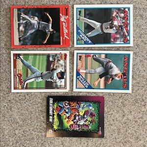 Vintage Trading Cards Collection Baseball & 1992 Marvel Evolutionary Card